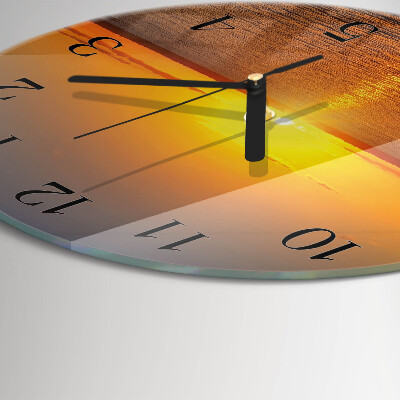 Orologio rotondo Tramonto