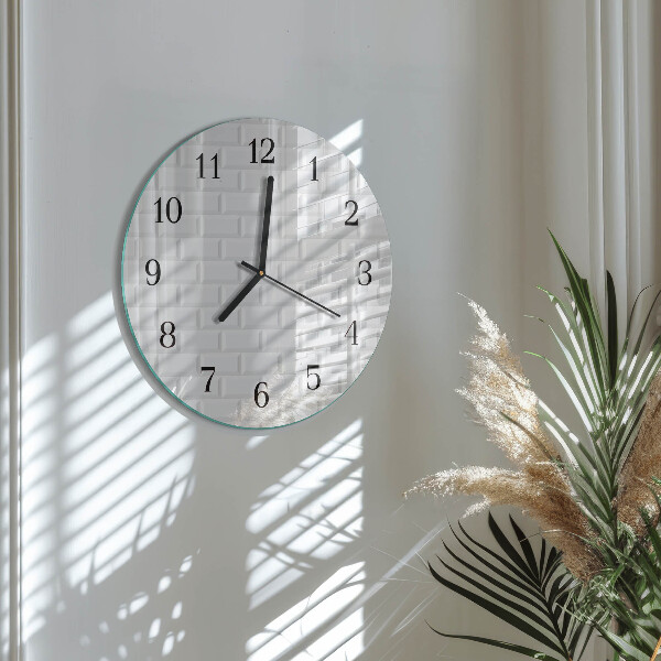 Orologio rotondo Mattone