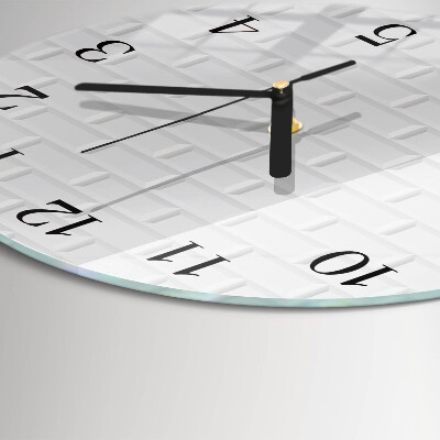 Orologio rotondo Mattone