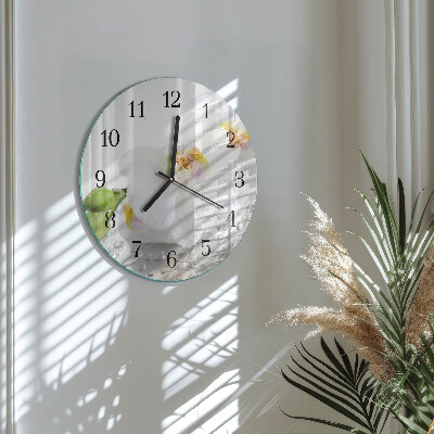 Orologio rotondo Orchidea