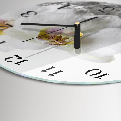 Orologio rotondo Orchidea