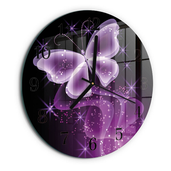 Orologio rotondo Farfalla