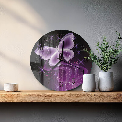 Orologio rotondo Farfalla