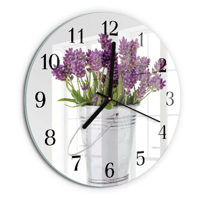 Orologio rotondo Lavanda