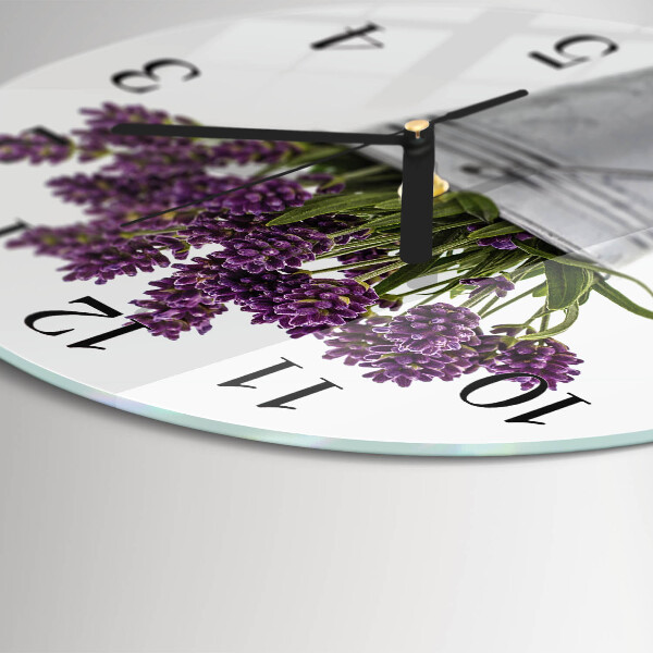 Orologio rotondo Lavanda