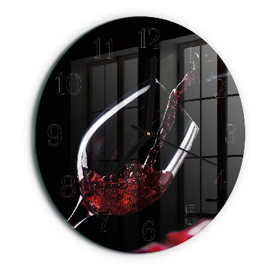 Orologio rotondo Vino