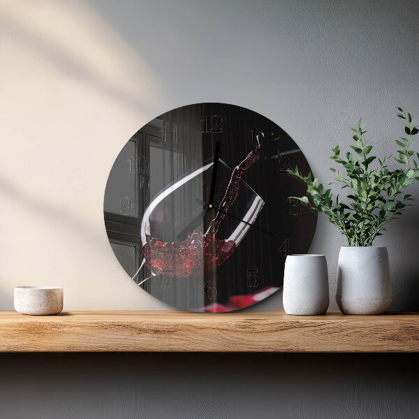 Orologio rotondo Vino