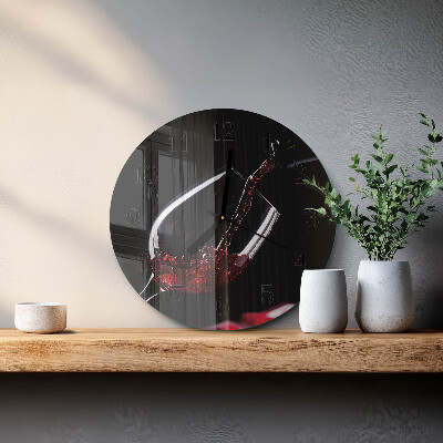 Orologio rotondo Vino