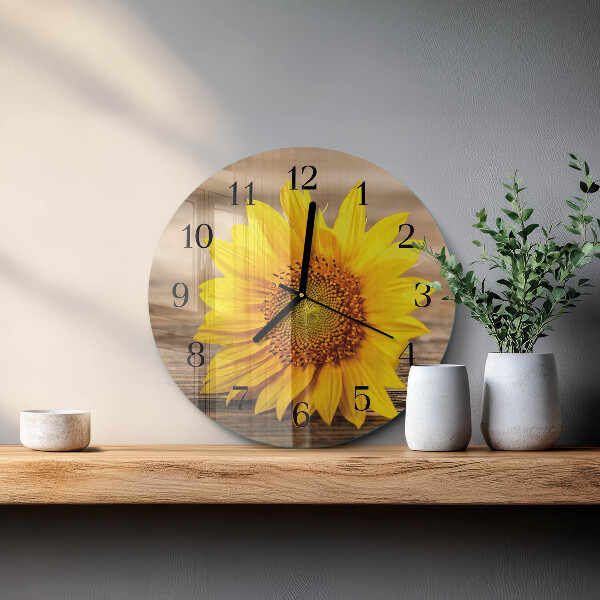 Orologio rotondo Girasole