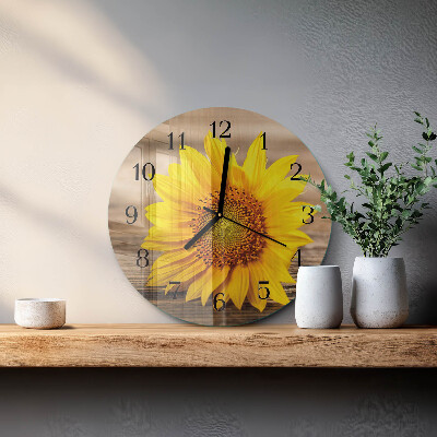 Orologio rotondo Girasole