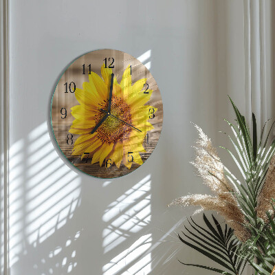 Orologio rotondo Girasole
