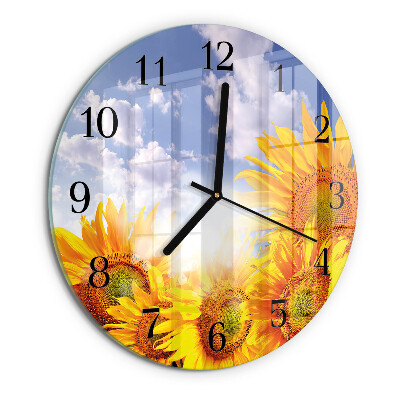 Orologio rotondo Girasoli