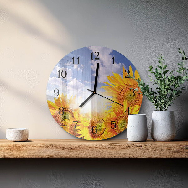 Orologio rotondo Girasoli