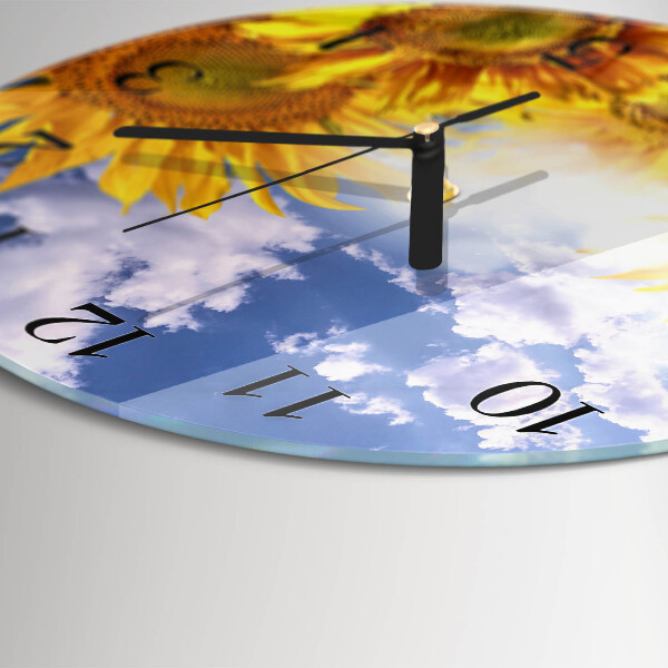 Orologio rotondo Girasoli