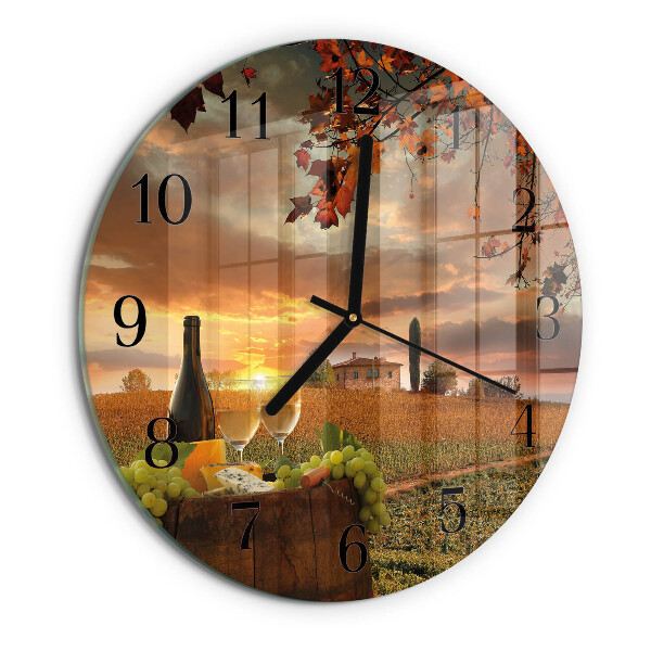 Orologio rotondo Natura del vino