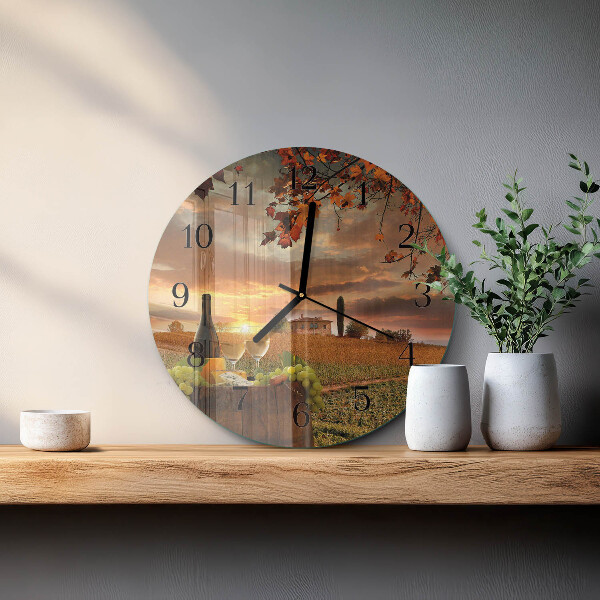 Orologio rotondo Natura del vino