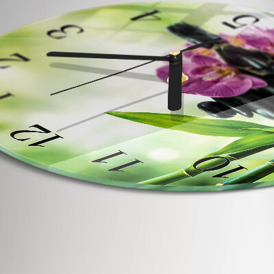 Orologio rotondo Orchidea Spa