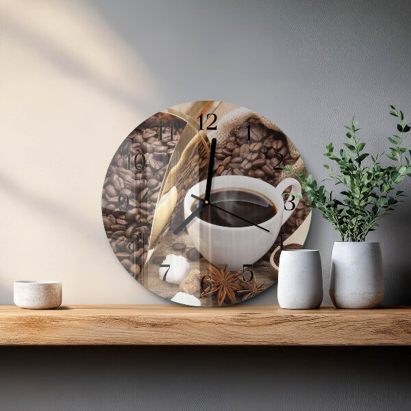 Orologio rotondo Caffè
