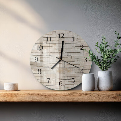 Orologio rotondo Muro di pietra