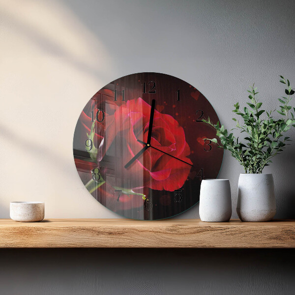 Orologio rotondo Rose