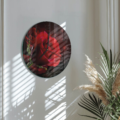 Orologio rotondo Rose