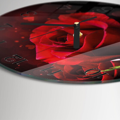 Orologio rotondo Rose