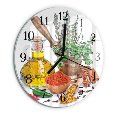 Orologio rotondo Spezie