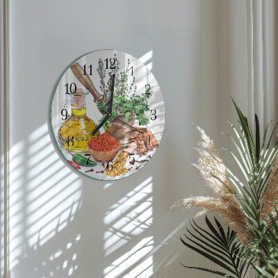 Orologio rotondo Spezie