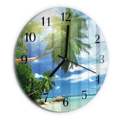 Orologio rotondo Isola delle palme