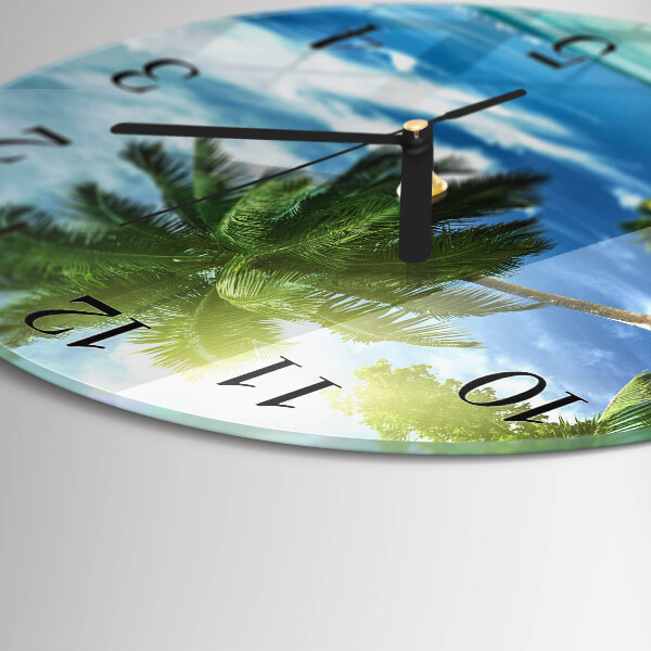 Orologio rotondo Isola delle palme