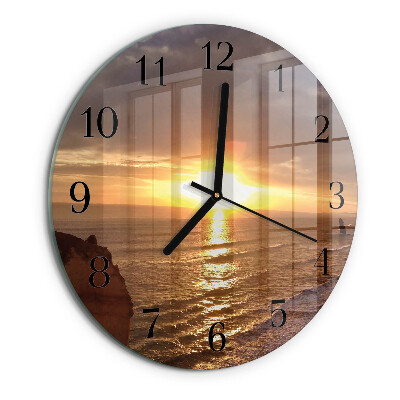 Orologio rotondo Tramonto