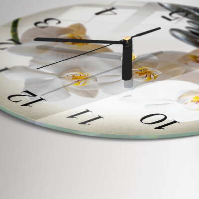 Orologio rotondo Orchidea