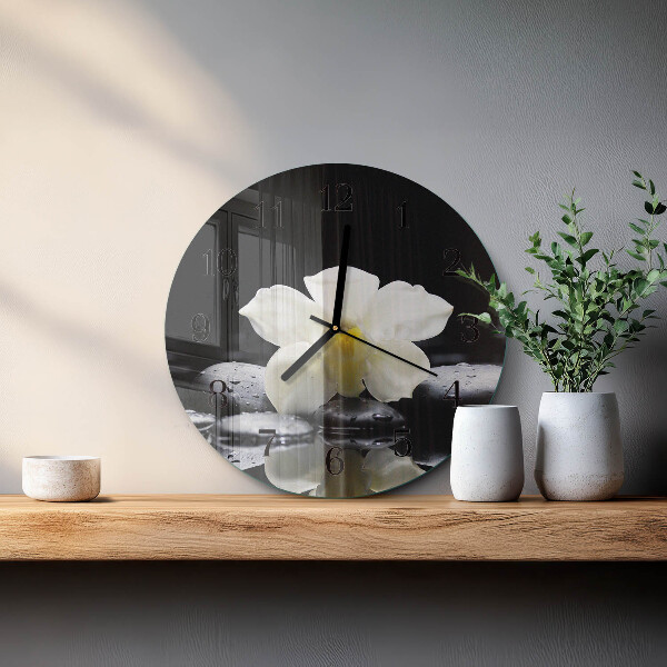 Orologio rotondo Pietre per orchidee