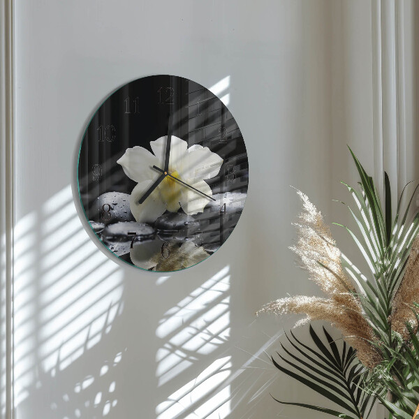 Orologio rotondo Pietre per orchidee