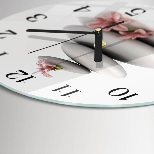 Orologio rotondo Pietre