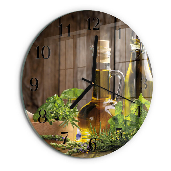 Orologio rotondo Olio