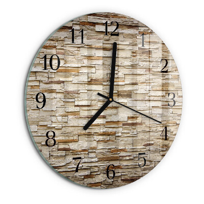 Orologio rotondo Clinker