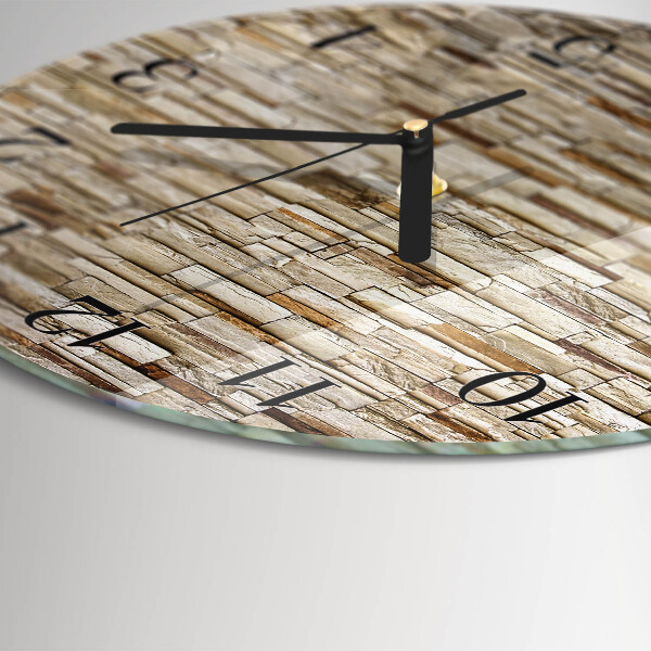Orologio rotondo Clinker