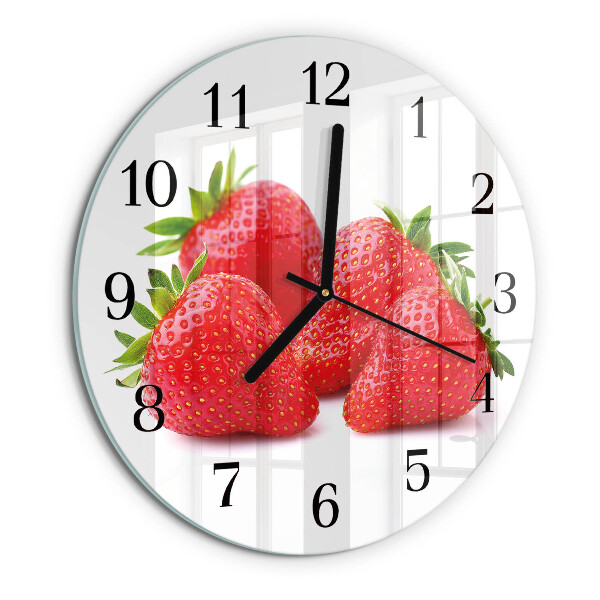Orologio rotondo Fragole