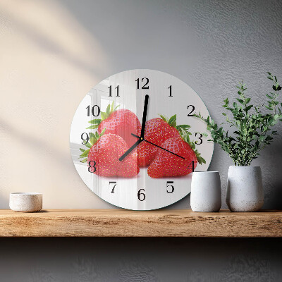 Orologio rotondo Fragole