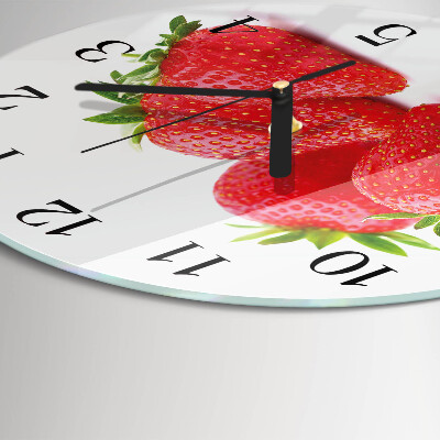 Orologio rotondo Fragole