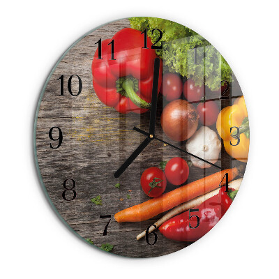 Orologio rotondo Verdure