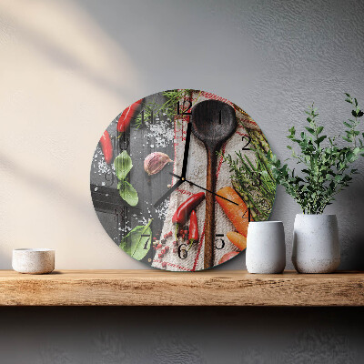 Orologio rotondo Spezie