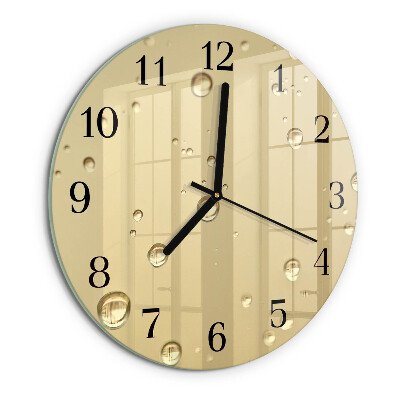 Orologio rotondo Gocce