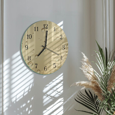 Orologio rotondo Gocce