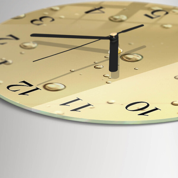 Orologio rotondo Gocce