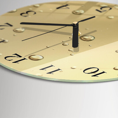 Orologio rotondo Gocce