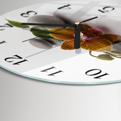Orologio rotondo Orchidea