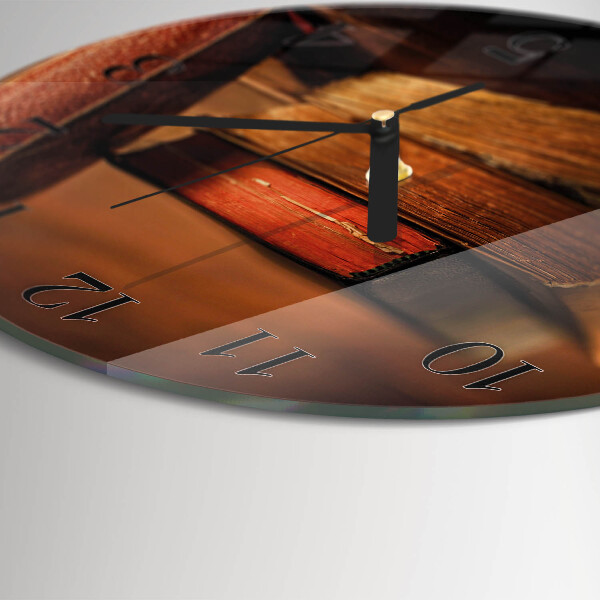 Orologio rotondo Libro