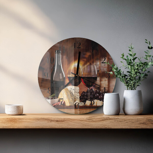 Orologio rotondo Vino